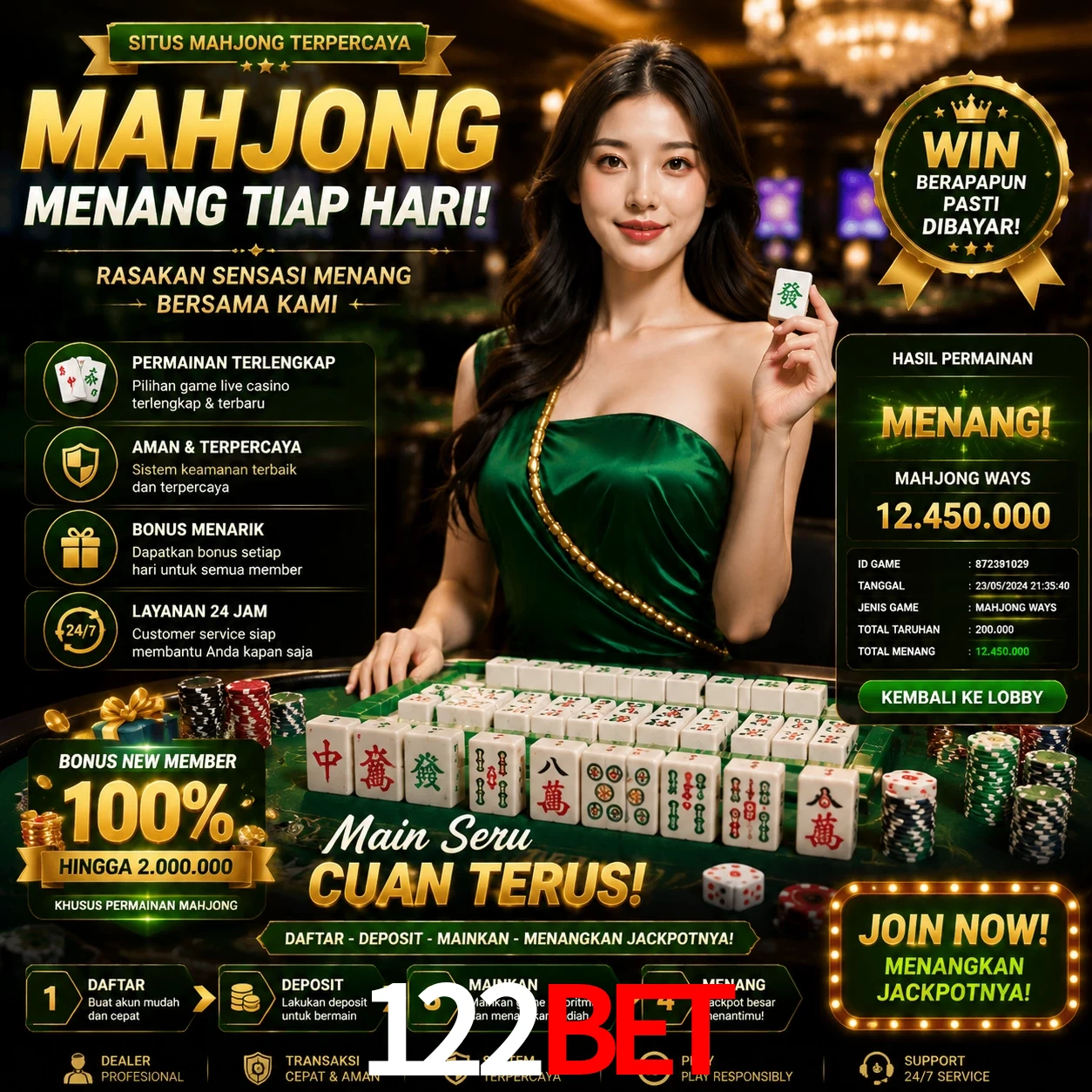 Cashback VIP 122bet - reembolso semanal